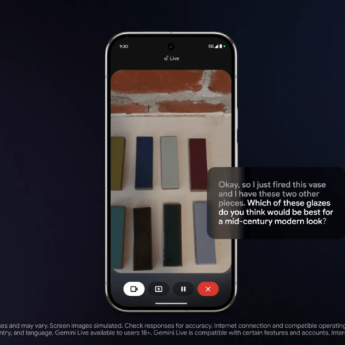 Google Lança Gemini Live com Análise de Vídeo em Tempo Real e Compartilhamento de Tela