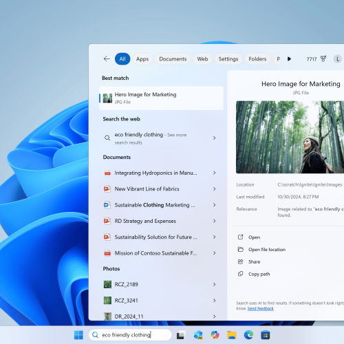 Microsoft Lança Busca por IA para Windows 11 em PCs Copilot