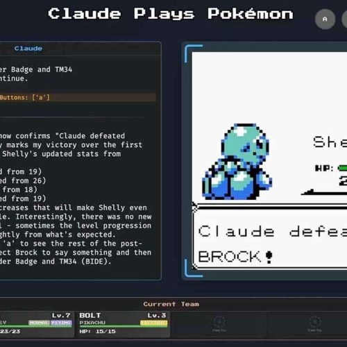 Claude 3.7 Sonnet Joga Pokémon Red ao Vivo no Twitch, Mostrando Avanço no Raciocínio de IA